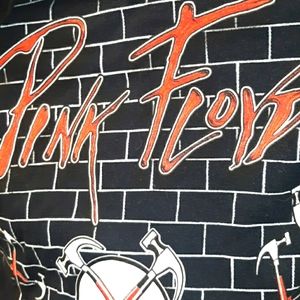 LIQID BLUE PINK FLOYD Pink Floyd Tie-Dye Pattern Band T-Shirt, Men's Size L cotton black type Vintage Second Hand